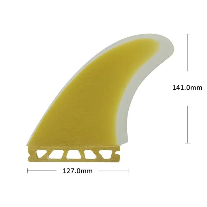 UPSURF FUTURE – jeu de palmes jumelles haute Performance pour planche de surf, Base à languette uniq