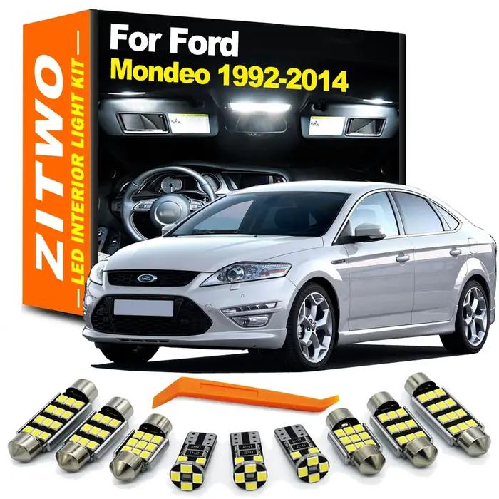 ZITWO Kit d'éclairage intérieur LED de voiture pour Ford Mondeo MK1 MK2 MK3 MK4 III IV 1992- 2008 20