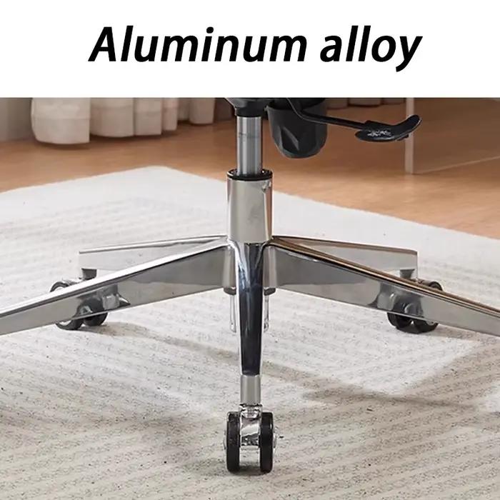 Chaise de bureau ergonomique pivotante réglable en hauteur avec roulettes pour bureau personnel ou professionnel occasions spéciales