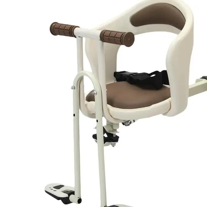 Siège de vélo pour enfant portable antidérapant avec repose-pieds réglables pour vélos de route et de montagne confortables et sécurisés pour les familles