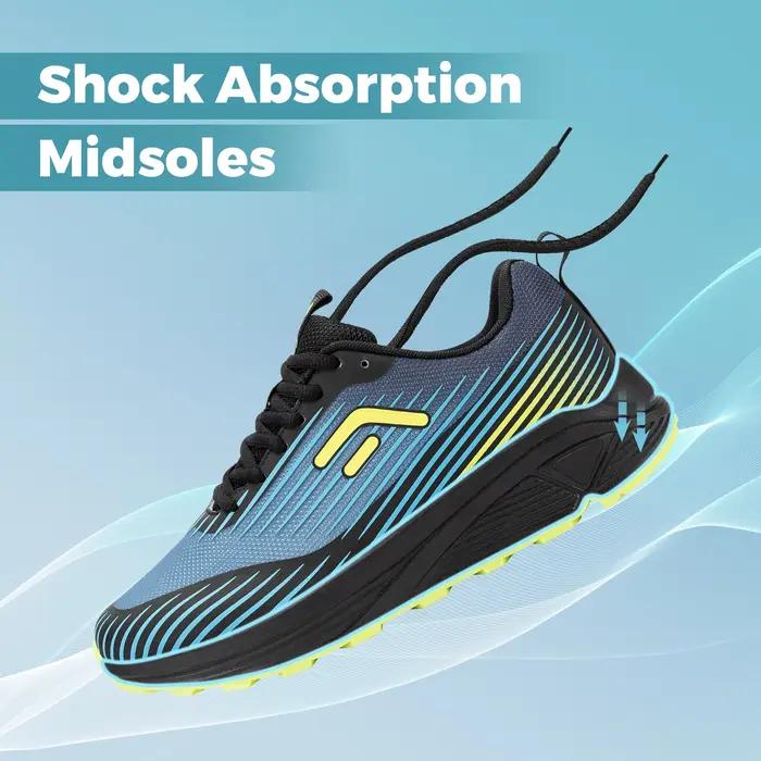 Fitville Trail – chaussures de sport respirantes et larges pour hommes, baskets de course à pied ave