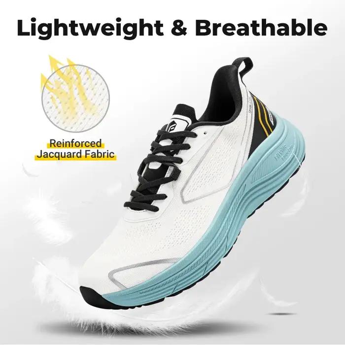Chaussures de marche Fitville pour hommes, extra larges, amorties, pour la course à pied, le tennis,