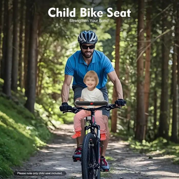 NOUVEAU Siège de vélo avant pour enfant, avec main courante et support pour pédales, pour les enfant