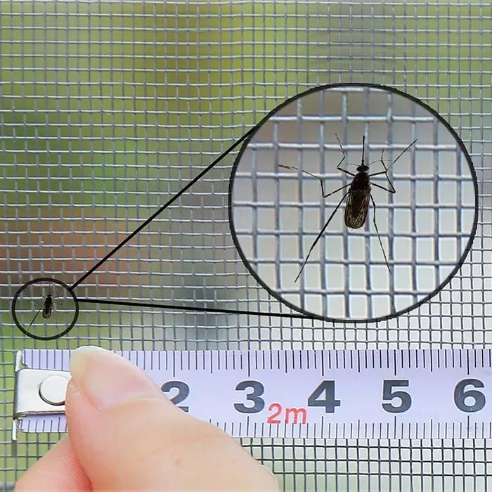 Écran de porte magnétique, taille personnalisée, moustiquaire, rideau, insectes volants, fermeture a