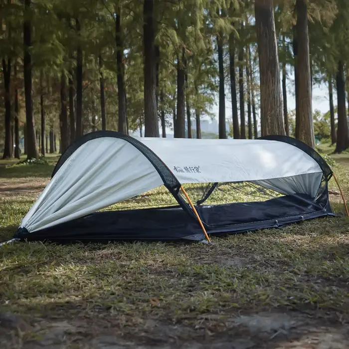 Hamac de voyage 2026, hamac d'extérieur anti-roulis et anti-moustiques, hamac de camping double avec
