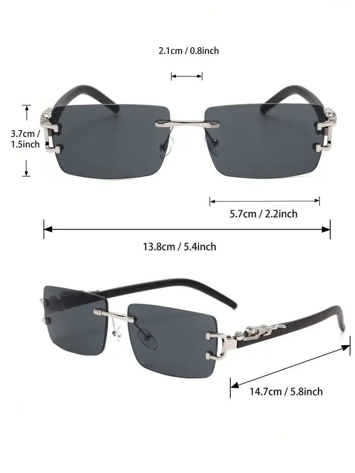 Lunettes de soleil unisexes classiques à monture carrée, en métal, à la mode, pour cyclisme en plein