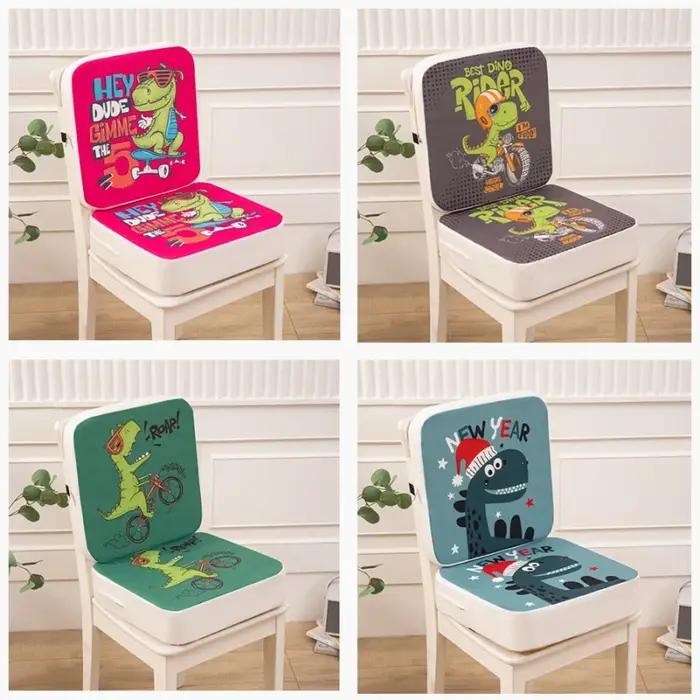 Coussin rehausseur siège enfant amovible - Chaise haute convertible pour tout-petits sécurisée