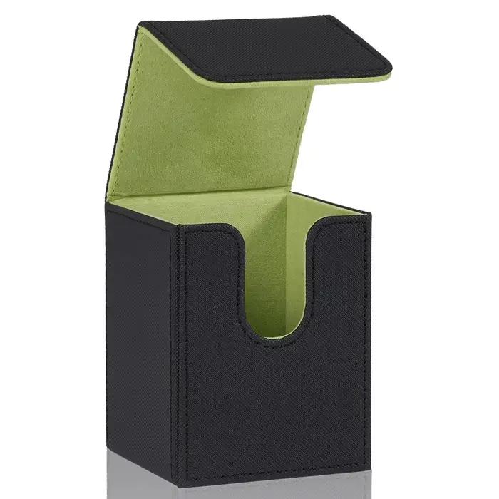Boîte de jeu de cartes, boîte de rangement de cartes contient plus de 100 cartes à manches simples,