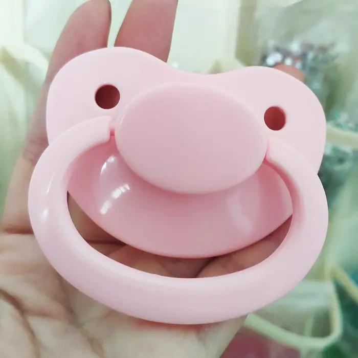 100% fait à la main mignon petit ours modèle adulte bébé sucette Silicone taille adulte sucette papa