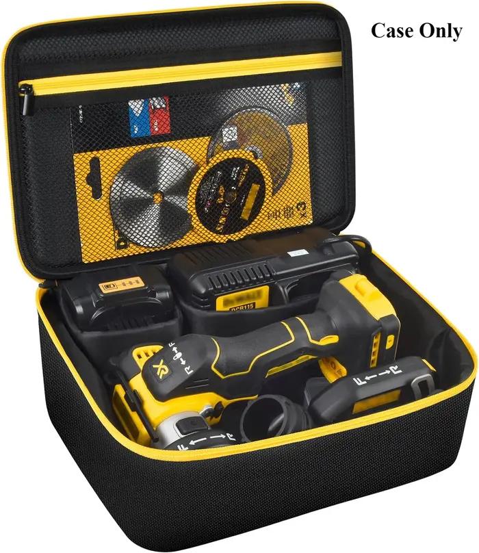 Sac compatible avec DEWALT 20V MAX Cut Off Tool 3 en 1 sans balais (DCS438B), mallette de rangement,