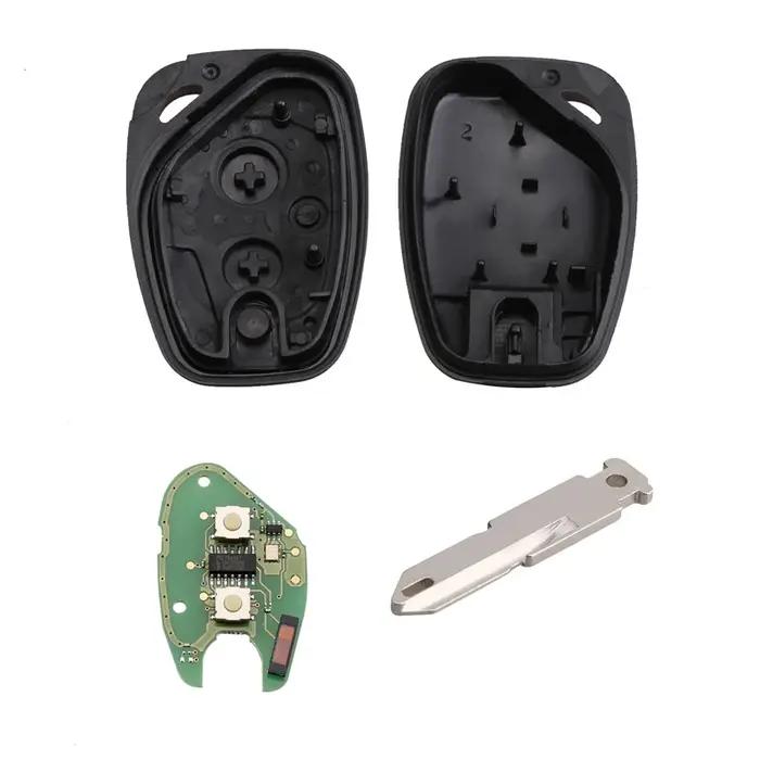 KEYYOU – Clé Télécommande à 2 Boutons pour Renault, Contrôleur de Circulation Vivaro Movano Kangoo,