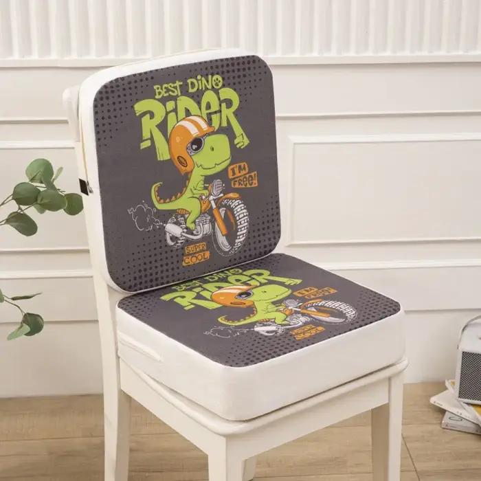 Coussin rehausseur siège enfant amovible - Chaise haute convertible pour tout-petits sécurisée