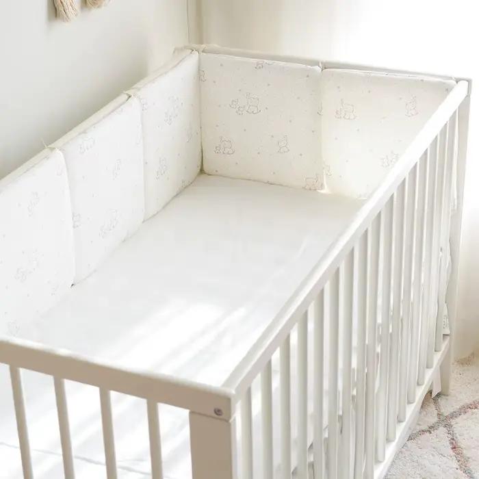 Pare-chocs lit bébé lavable protection anti-collision sécurité nouveau-né 6 pièces R64