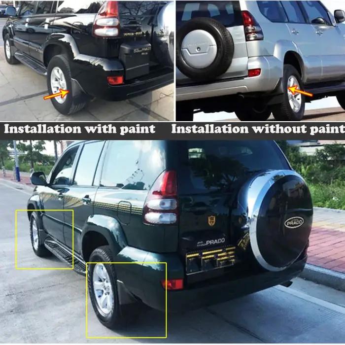 Garde-boue moulés pour Toyota Land Cruiser Prado FJ120 120 2003-2009, garde-boue avant ou arrière