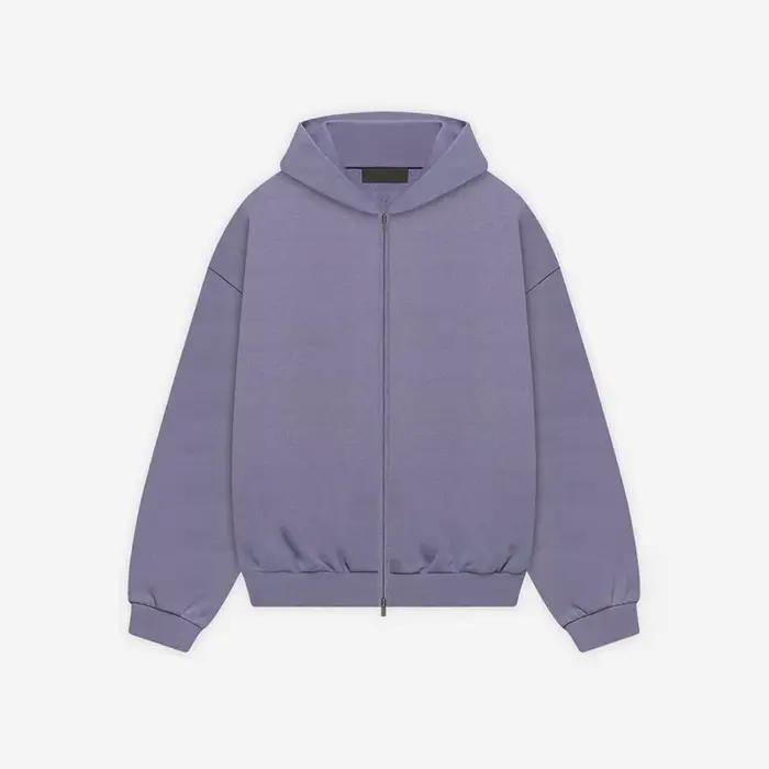 Nouvelle collection tendance : Sweat à capuche zippé imprimé lettres pour hommes et femmes, coupe am