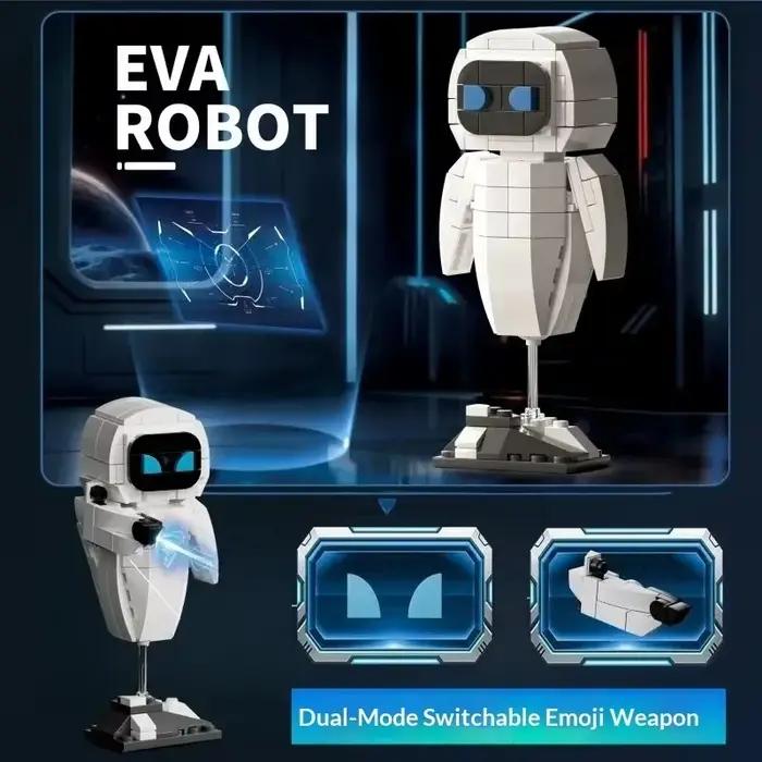 Wall.E Eve – Kit d'assemblage de Robot à petites particules, figurine d'action pour garçon, jouet éd