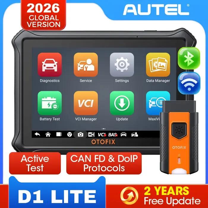 Scanner OBD2 automobile OTOFIX D1 Lite, mise à jour de 2 ans, contrôle bidirectionnel, outil de Diag