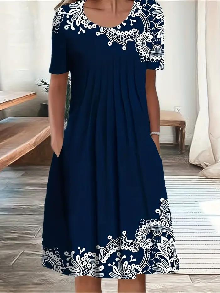 Grande taille mode femmes élégantes robe ample tenue décontractée femmes robe nouveau tempérament