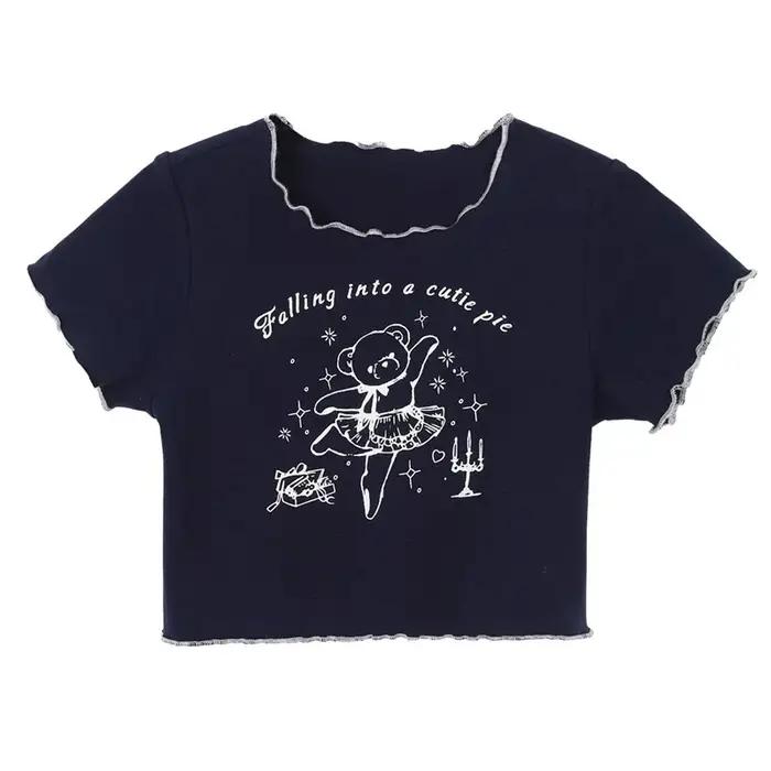 T-shirt à manches courtes imprimé Animal de dessin animé pour bébé confortable et élégant pour les garçons et filles occasions spéciales été activité de plein air