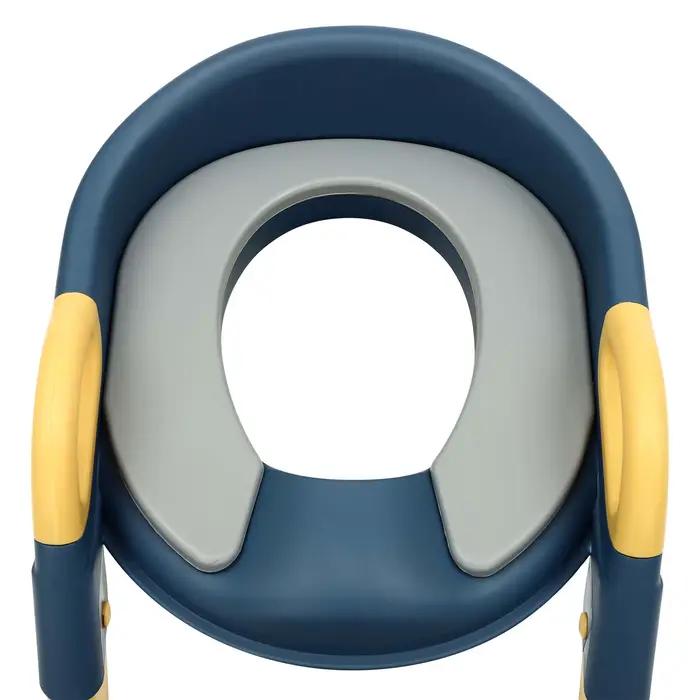 Siège de toilette pour enfants avec escalier, réglable en hauteur, pliable, siège d'apprentissage de