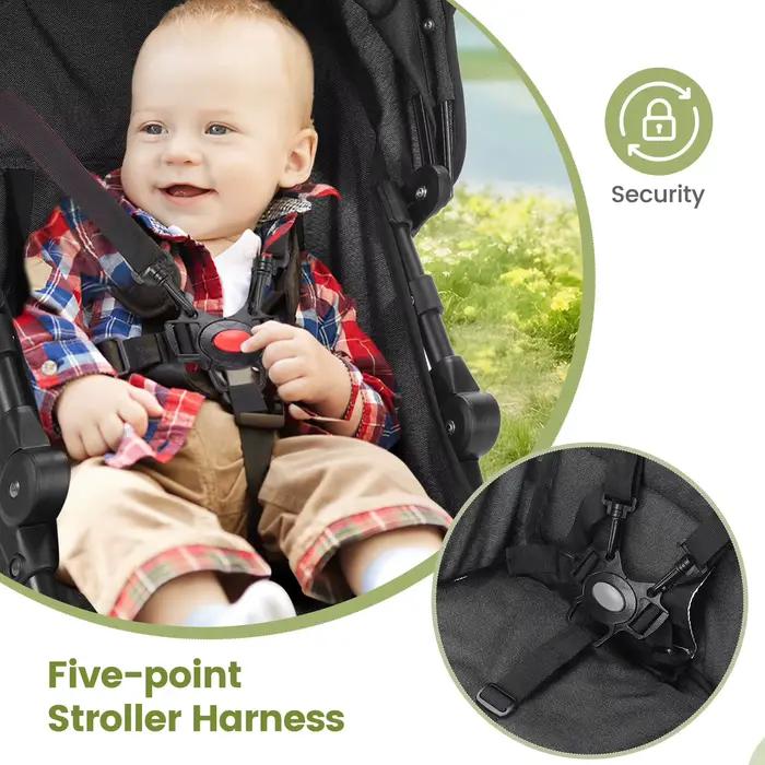 Wedyvko Poussette de Voyage Poussette de Voyage légère et Portable Design Poussette pour Enfants Pli