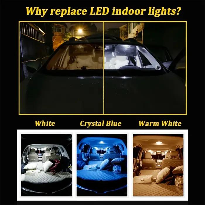 Kit d'éclairage intérieur LED pour Toyota Avensis, T22, T25, T27, 1997-2013, 2014, 2015, 2016, 2017,