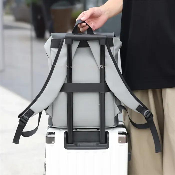 Sac à dos urbain pour homme avec chargement USB, sac à dos imperméable pour ordinateur portable, gra