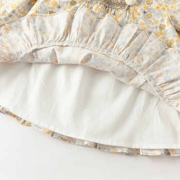 Dave Bella enfants doux mignon imprimé fleuri pantalon ensemble filles bébé automne mode décontracté