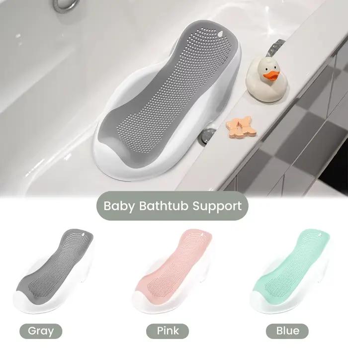 Support de bain doux pour bébés nouveau-nés - Siège de bain ergonomique, facile à nettoyer et confor