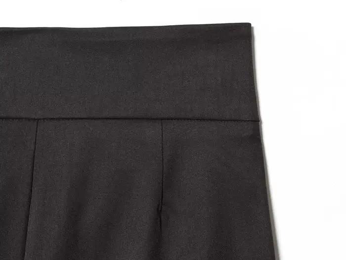 Pantalon palazzo plissé taille haute coupe ample ETJ 2026 pour femme, idéal pour le travail, les voy