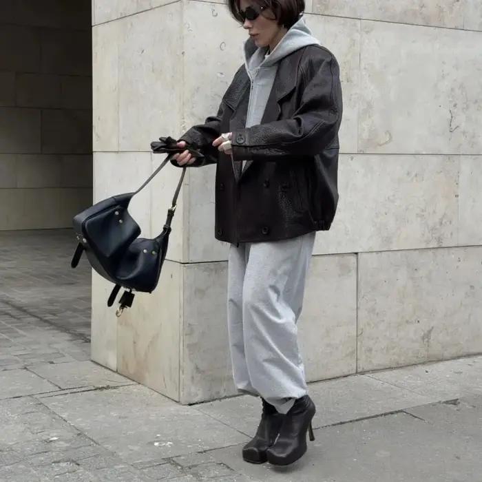 Sacs fourre-tout à boucle de ceinture 2026 pour femmes, en cuir de vachette, sacs hobo de luxe de cr