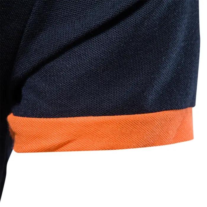 AIOPESON brodé 35% coton polo homme décontracté couleur unie Slim Fit Polo nouvelle marque vêtements