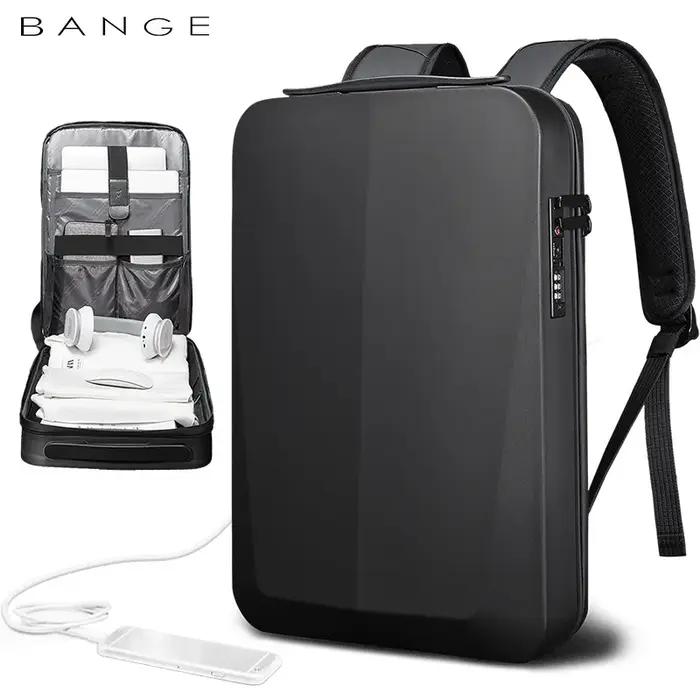 Bange sac à dos sac 15.6 pouces sacoche pour ordinateur portable hommes élégant étanche hommes Usb a