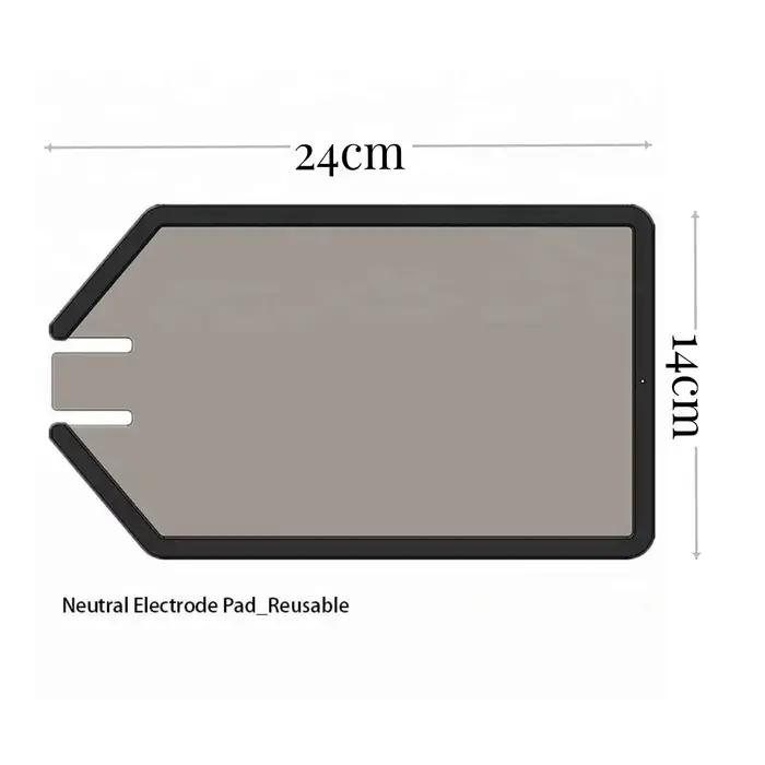Électrode de melon al réutilisable, plaque patient pour unité d'électrocautérisation de diathermie E