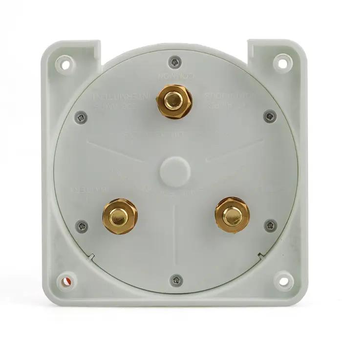 1 Off 2 – interrupteur de batterie de bateau marin, Distribution blanche, sélecteur de batterie doub