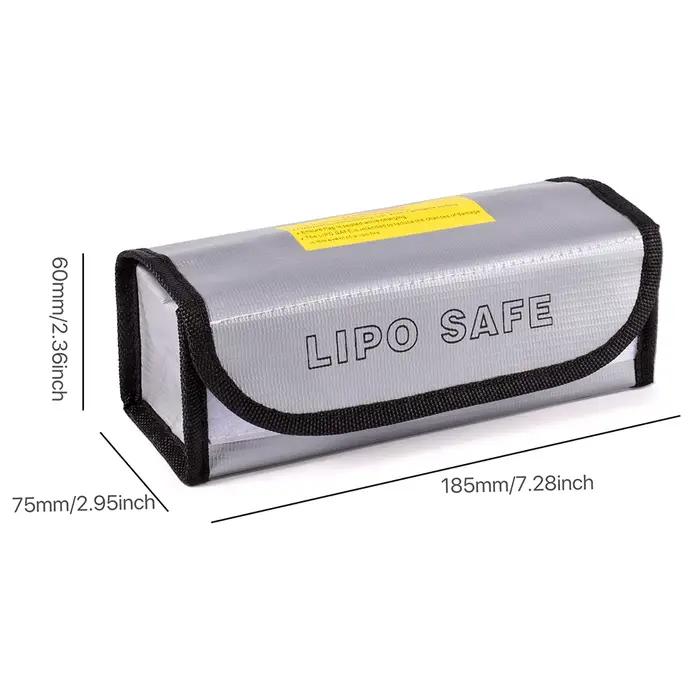 Lipo garde sac de sécurité ignifuge antidéflagrant Portable Lipo sac de sécurité pour RC FPV course