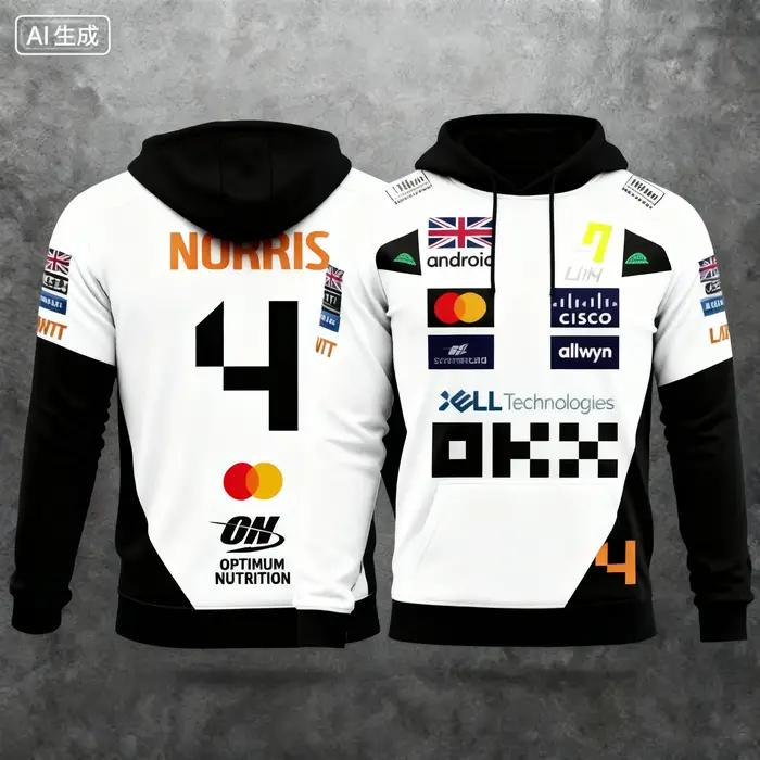 Nouvelle collection automne/hiver 2026 Lando Norris 2025 : la combinaison parfaite de sweats à capuc