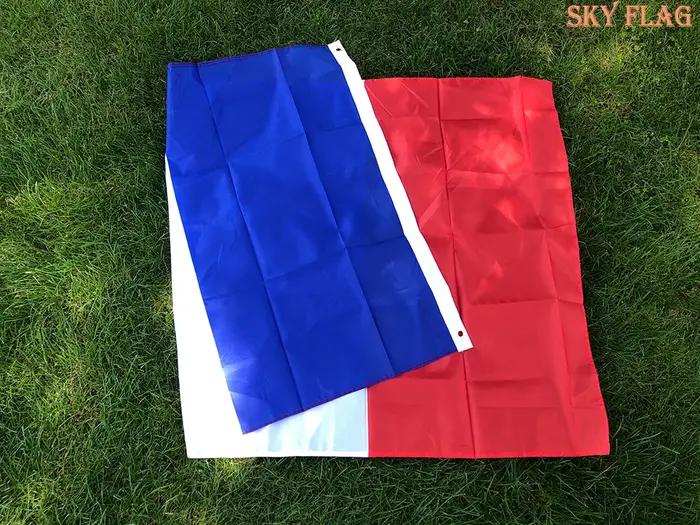 Drapeau de SKY livraison gratuite drapeau de la grande France 90*150 cm suspendu bleu blanc rouge fr