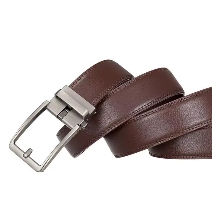 Ceintures pour hommes ceintures à fausse boucle ardillon styles populaires ceintures d'affaires en c