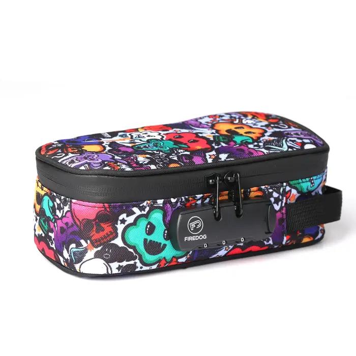 Sac anti-odeur FIREDOG avec étui de rangement d'odeur à serrure à combinaison