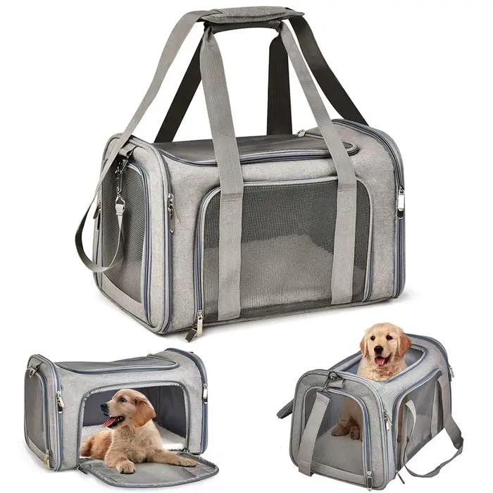 Sac de Transport pour chiens, sac à dos latéral souple, porte-animaux de compagnie, sacs de voyage p