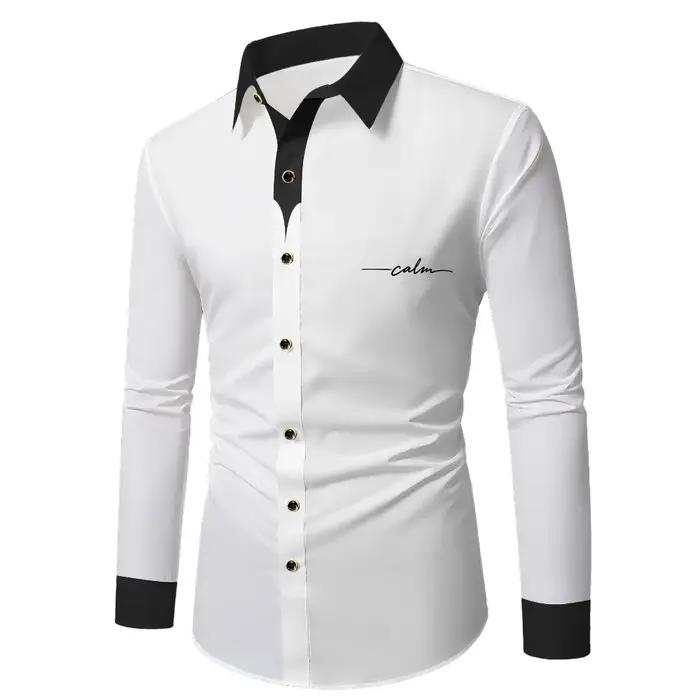 Chemise Homme FGKKS – Nouvelle Collection Imprimée Tendance, Style Décontracté Chic, Manches Longues