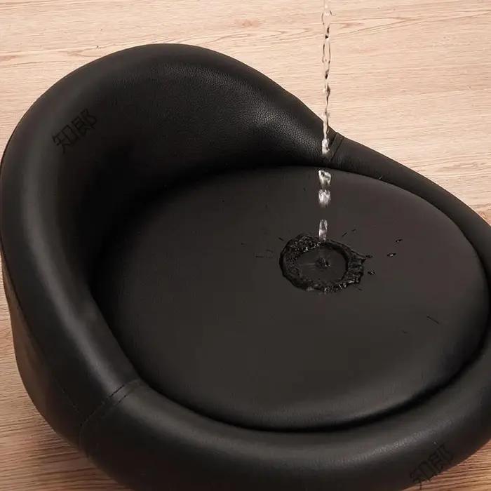 Tabouret de Bar en cuir moderne, siège de remplacement, coussin souple et étanche avec dossier pour