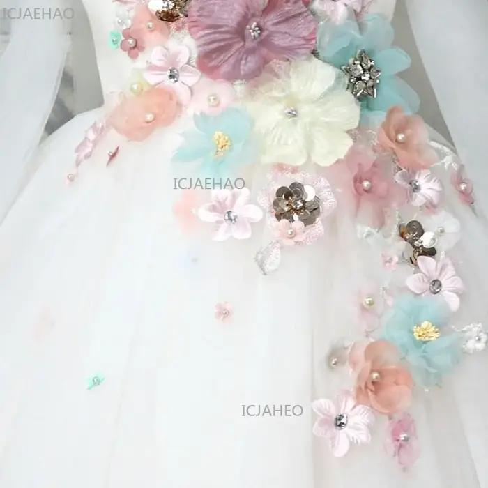 Robe de Princesse Élégante 2026 pour Filles, Robe de Cérémonie pour Enfants, Robe de Mariage, Robe d