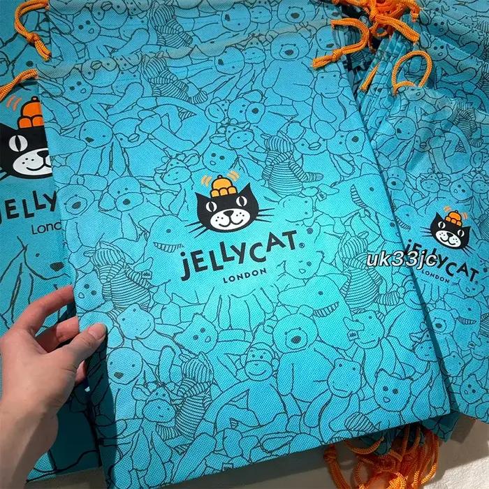 JC – sac cadeau de poupée mignon, sac de rangement multifonctionnel Non tissé, sac à poussière bleu