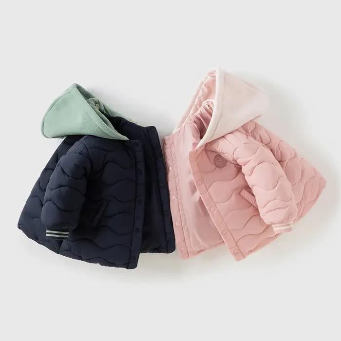 Dave Bella enfants hiver automne veste à capuche manteau pour filles garçons haut épaissir vêtements