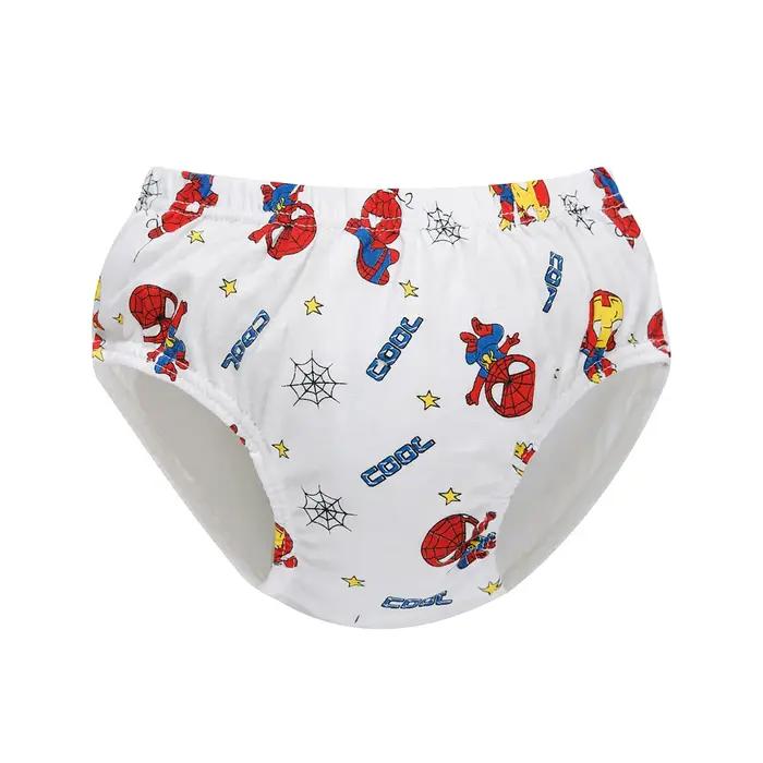 Sous-vêtements en coton pour garçons, boîte exquise, 5 pièces, slips confortables et respirants, cul