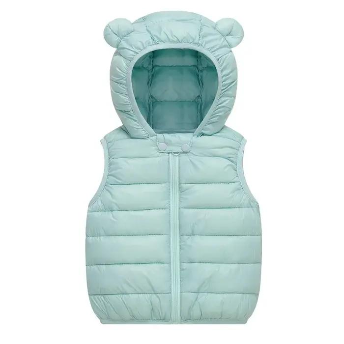 Gilet chaud en coton pour bébés garçons et filles, vêtements d'automne et d'hiver pour enfants de 1