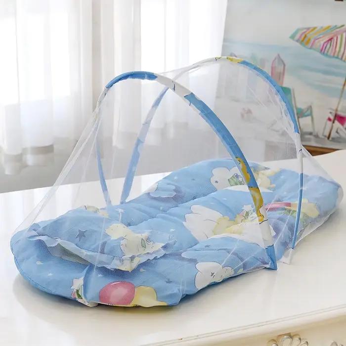 Moustiquaire Portable Pliable Polyester Lit Bébé Tente Jeu Literie Enfant Nouveau-Né Voyage Été Protection Insectes Sécurité Famille