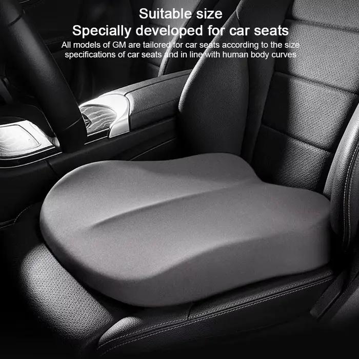 Coussin de siège rehausseur en mousse à mémoire de forme pour conducteur voiture confortable été hiver élégant à offrir